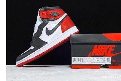 - HIGH JORDAN RETRO 1 TOE SATIN BLACK 0815